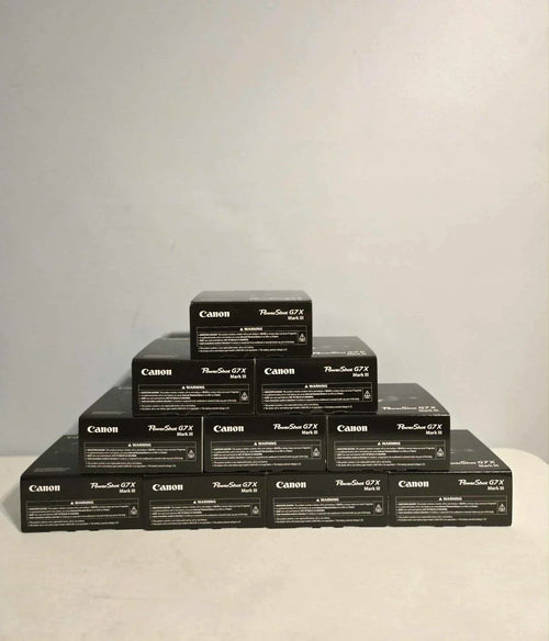 LOT of 10 Canon PowerShot G7 X Mark III 20.1 Digital Camera Black - BRAND NEW